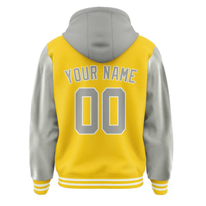 Custom Gold Gray Jacket