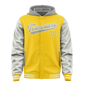 Custom Gold Gray Jacket