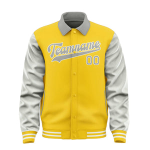 Custom Gold Gray Jacket
