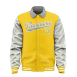 Custom Gold Gray Jacket