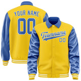 Custom Gold Sky Blue Jacket