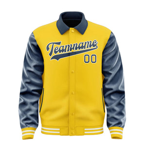 Custom Gold Blue Jacket