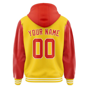 Custom Gold Orange Red Jacket