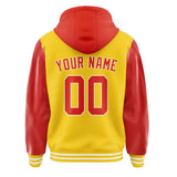 Custom Gold Orange Red Jacket
