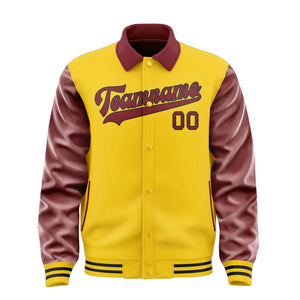 Custom Gold Crimson Red Jacket