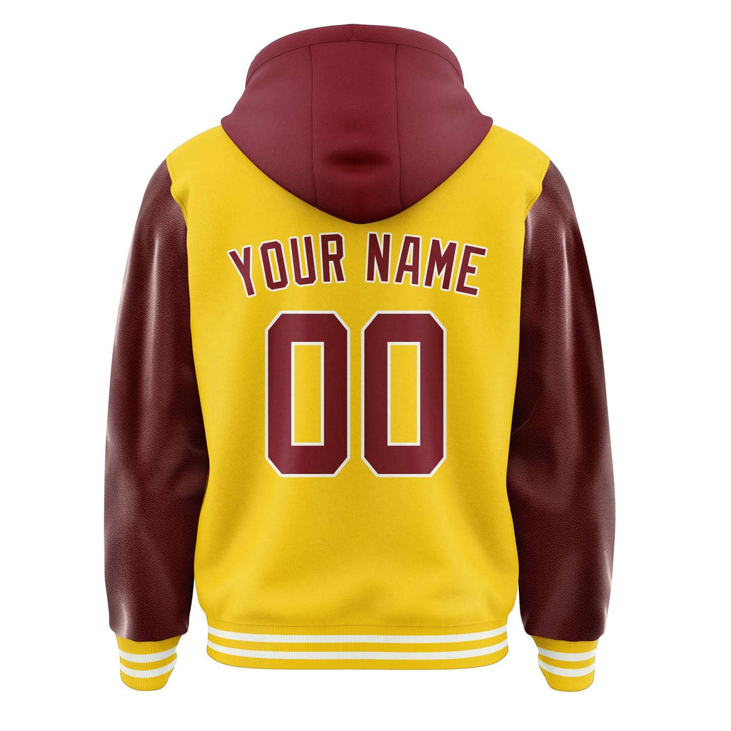 Custom Gold Crimson Red Jacket