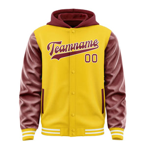 Custom Gold Crimson Red Jacket