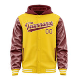 Custom Gold Crimson Red Jacket