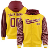 Custom Gold Crimson Red Jacket