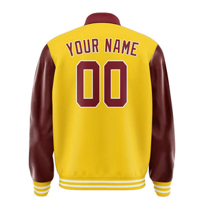 Custom Gold Crimson Red Jacket