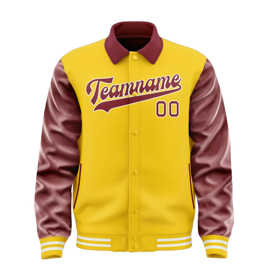 Custom Gold Crimson Red Jacket