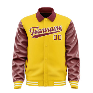 Custom Gold Crimson Red Jacket