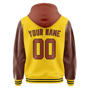 Custom Gold Coral Red Jacket