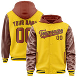 Custom Gold Coral Red Jacket