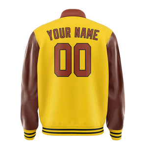 Custom Gold Coral Red Jacket