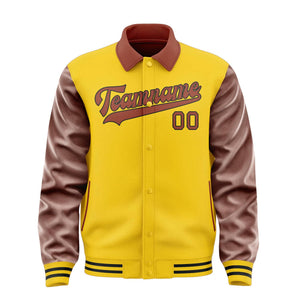 Custom Gold Coral Red Jacket