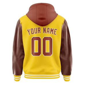 Custom Gold Coral Red Jacket