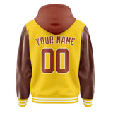 Custom Gold Coral Red Jacket