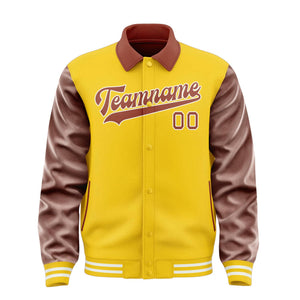 Custom Gold Coral Red Jacket