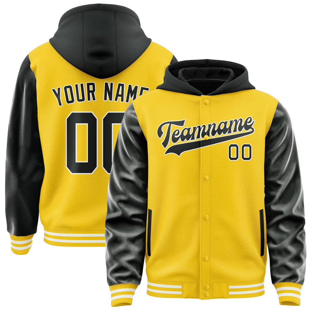 Custom Gold Black Jacket