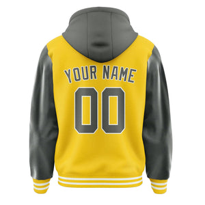 Custom Gold Dark Grey Jacket