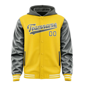 Custom Gold Dark Grey Jacket