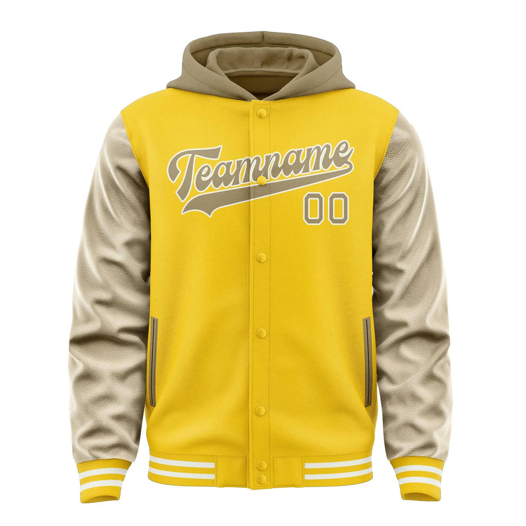 Custom Gold Light Khaki Jacket