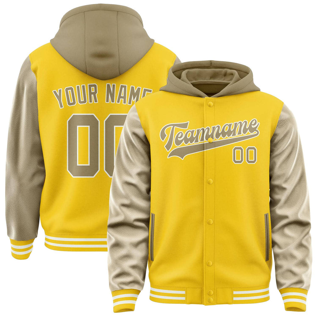 Custom Gold Light Khaki Jacket