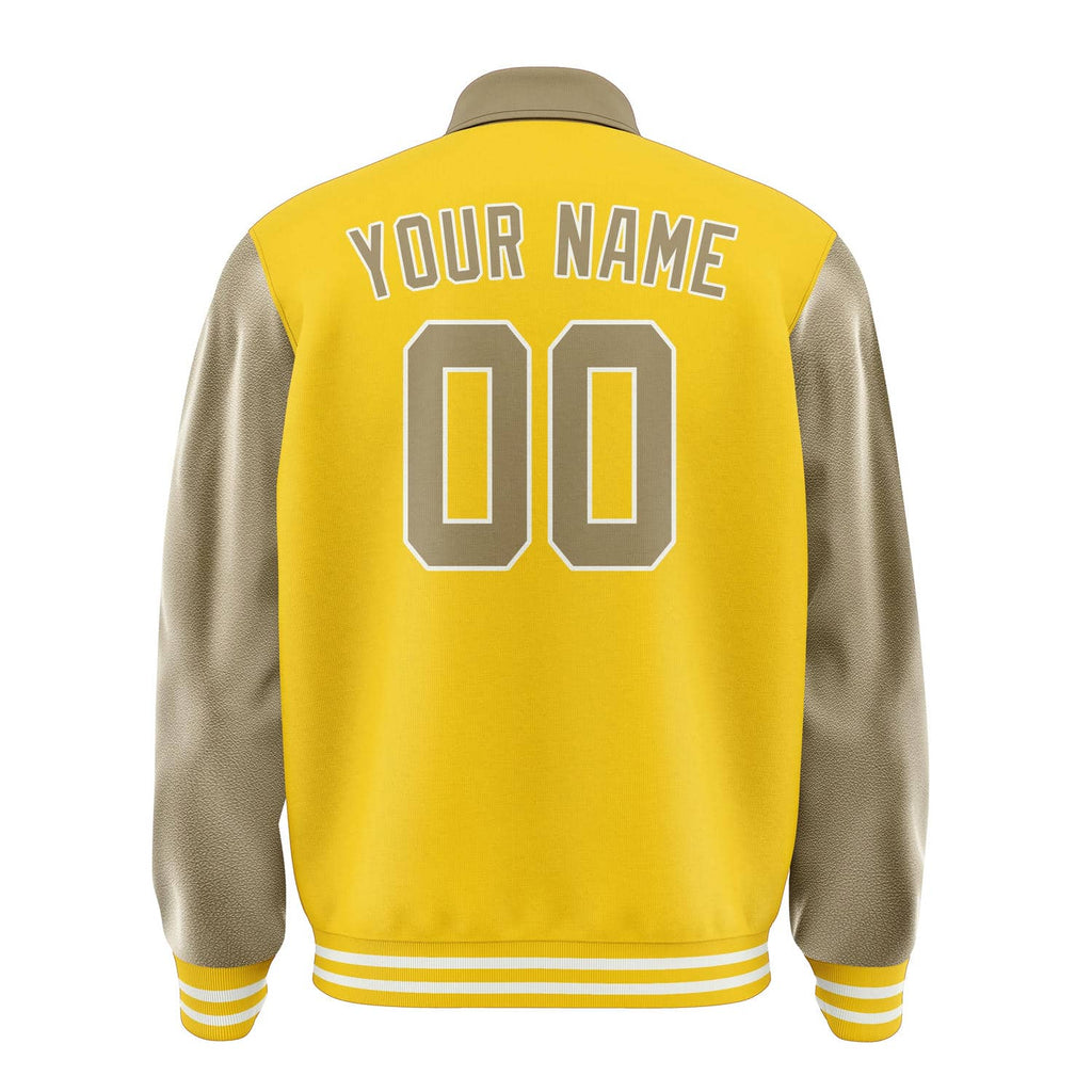 Custom Gold Light Khaki Jacket