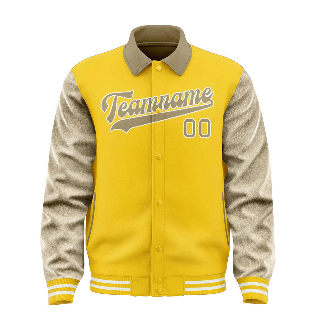 Custom Gold Light Khaki Jacket