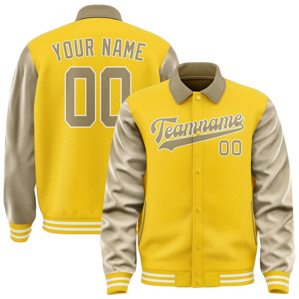 Custom Gold Light Khaki Jacket