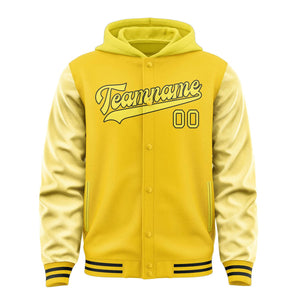 Custom Gold Light Yellow Jacket
