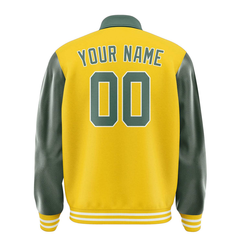 Custom Gold Blue Green Jacket