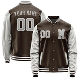 Custom Brown Gray Jacket