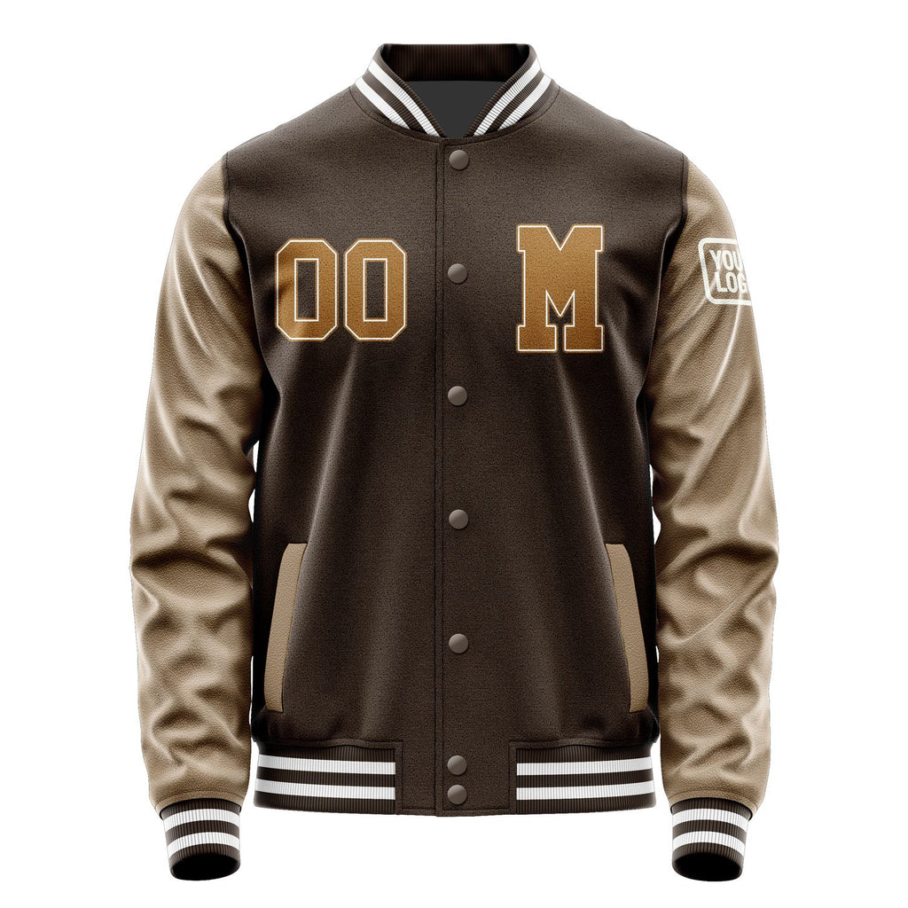 Custom Brown Khaki Jacket Jb0101220118221818