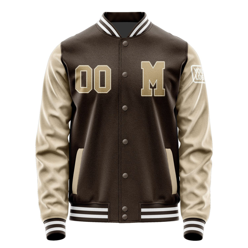 Custom Brown Light Khaki Jacket Jb0101250118251818