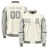 Custom Cream Gray Jacket
