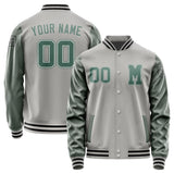 Custom Gray Blue Green Jacket