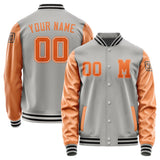 Custom Gray Orange Jacket