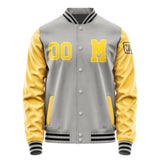 Custom Gray Gold Jacket Jb0404300417301817