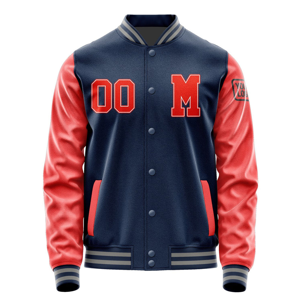 Custom Blue Orange Red Jacket Jb1010121004121817