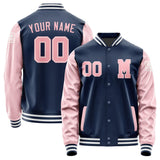 Custom Blue Light Pink Jacket