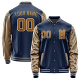 Custom Blue Khaki Jacket Jb1010221004221817
