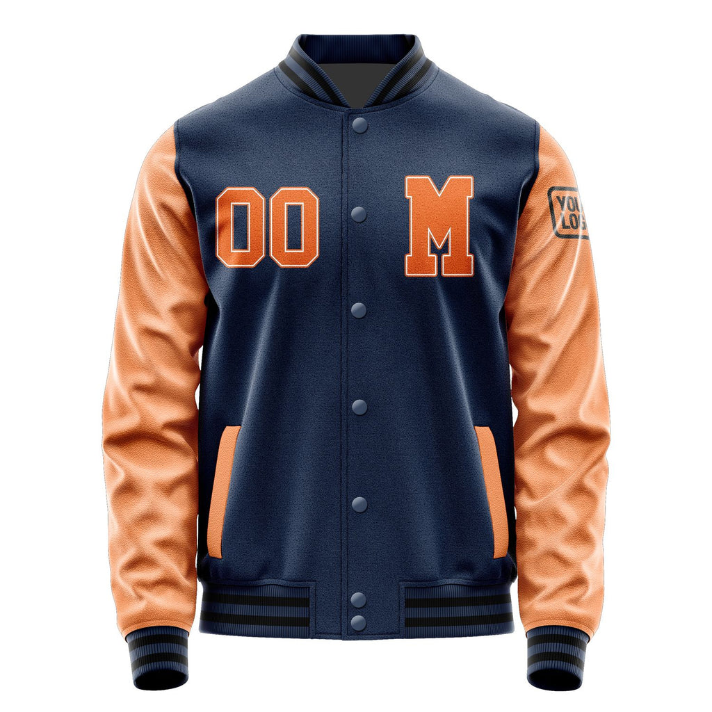 Custom Blue Orange Jacket Jb1010281017281817