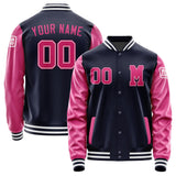 Custom Navy Pink Jacket