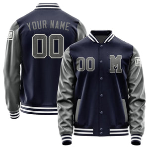 Custom Navy Dark Grey Jacket Jb1111201118201818