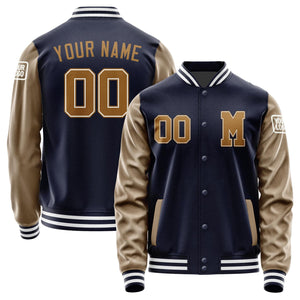 Custom Navy Khaki Jacket Jb1111221118221818