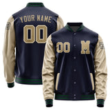 Custom Navy Light Khaki Jacket