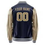 Custom Navy Light Khaki Jacket Jb1111251118251818