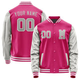 Custom Pink Gray Jacket